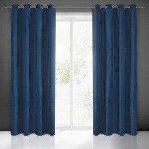 Zasłona Gotowa Rita 140x250 Cm Ciemnoniebieski