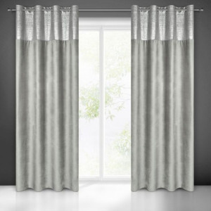Zasłona Gotowa Peri 140x250 Cm Srebrny