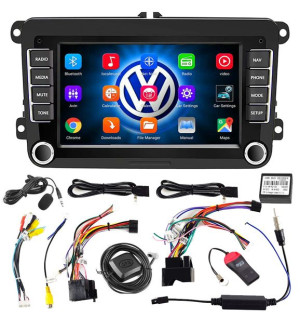 Radio Samochodowe 2 Din Ekran 7" Android 8.1 Do Volkswagen Seat Skoda Gps U