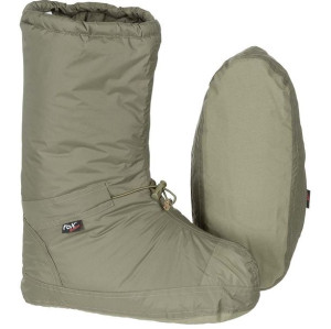 Buty biwakowe  do namiotu Polar wiatroszczelne, czarne olive