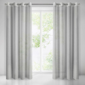 Firana Gotowa Angela 140x250 Cm Stalowy