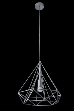 Lampa Wire (03) (fi) 36x62 Cm Srebrny