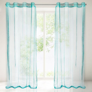 Firana Gotowa Anika 140x250 Cm Turkusowy