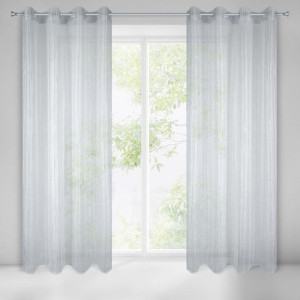 Firana Gotowa Tamara 140x250 Cm Szary