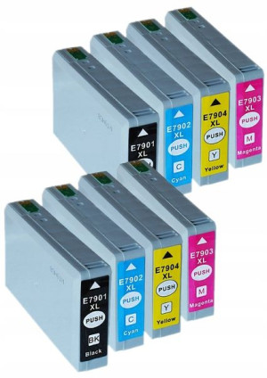 Tusze Do Drukarki Epson T7901-7904 WF 5110 5190 DW