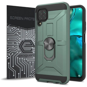 Etui Pancerne Case Obudowa Ring Exoguard + Szkło - Huawei P40 Lite