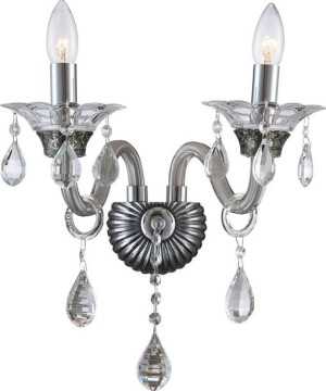 Lampa Glitter (04) 38x22x34 Cm Chrom