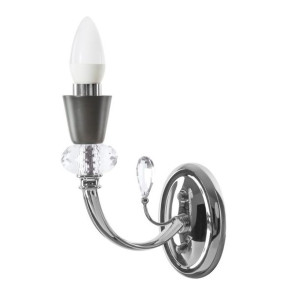 Lampa Melba (fi) 9x21x25 Cm Srebrny