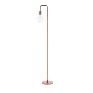 Lampa podłogowa metalowa miedziana SAVENA
