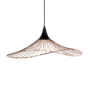 Lampa wisząca metalowa miedziana MAZARO