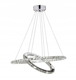 Lampa wisząca OLIVIA I żyrandol LED Wobako kryształki 36W