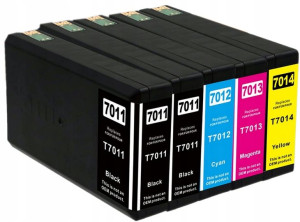 Tusze Epson T7011-7014 WorkForce WP 4015DN 4095DN