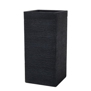 Doniczka 33 x 33 x 70 cm czarna DION