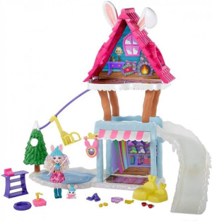 Mattel Enchantimals Zimowa chatka Zestaw