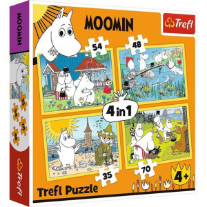 Trefl TREFL 4w1 Wesoly dzien Muminkow