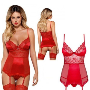...sex Gorset I Stringi L/xl Bielizna Nocna Koszulka