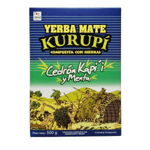 Yerba Mate Kurupi Cedron Kapi'i y Menta 500g