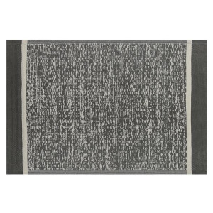Dywan zewnętrzny 120 x 180 cm czarno-biały BALLARI