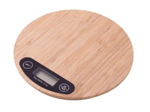 Elektroniczna waga kuchenna bambusowa do 5 kg