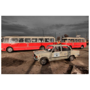 OBRAZ DRUKOWANY  Duży Fiat 120x80