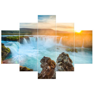 OBRAZ DRUKOWANY  Wodospad Godafoss 150x105