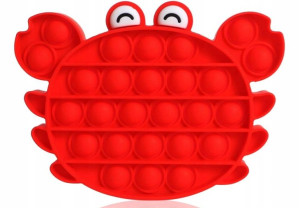 Zabawka sensoryczna PopIt antystresowa Krab