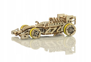 Drewniane Puzzle 3D - Samochód Bolid