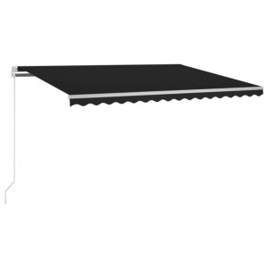 Automatycznie zwijana markiza, LED i czujnik wiatru, 300x250 cm