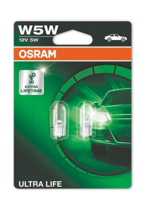 Żarówka samochodowa W5W 12V 5W Ultra Life OSRAM 2 sztuki