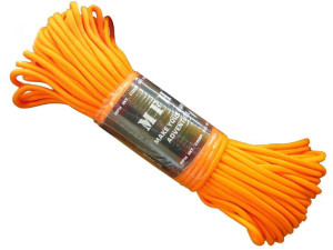 Paracord - MFH  4 mm - 100 FT Lina orange