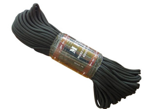 Paracord - MFH  4 mm - 100 FT Lina czarna