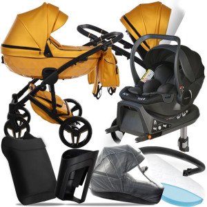 Wózek Junama 4w1 S-class 03 I Babysafe York + Baza