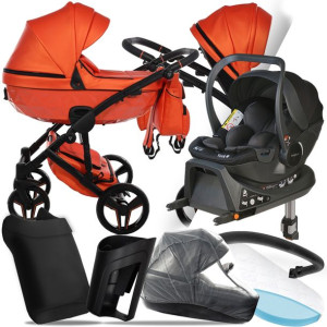 Wózek Junama 4w1 S-class 04 I Babysafe York + Baza