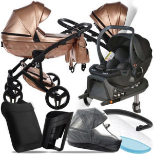 Wózek Junama 4w1 S-class 05 I Babysafe York + Baza