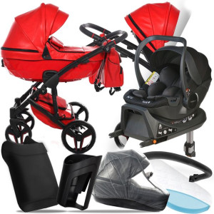 Wózek Junama 4w1 S-class 08 I Babysafe York + Baza