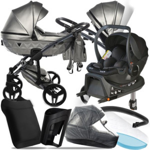 Wózek Junama 4w1 S-class 09 I Babysafe York + Baza