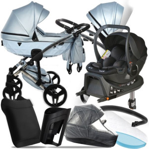 Wózek Junama 4w1 S-class 10 I Babysafe York + Baza