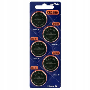 5 x Bateria CR2450 DL2450 Litowa Murata 3V