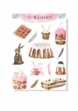Naklejki wielkanocne na wielkanoc scrapbooking