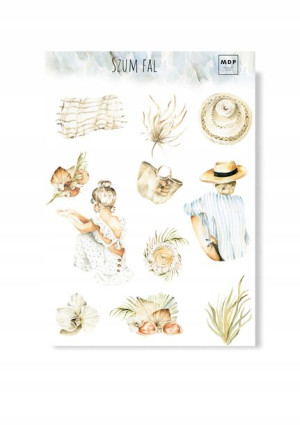 Naklejki boho morskie lato do bullet journala