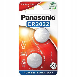 2 x Bateria CR2032 w blistrze litowa Panasonic