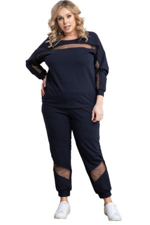 Komplet MORIS dres bluza spodnie siat granat 48