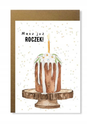 Kartka dla dziecka na roczek 1 urodziny prezent