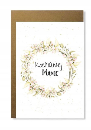 Kartka na dzień matki kochanej mamie na prezent
