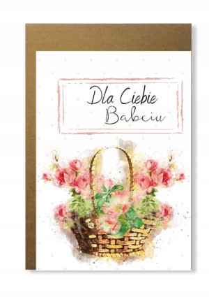 Kartka dla babci na dzień babci na prezent