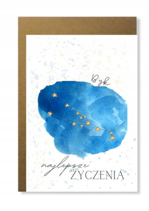 Kartka dla mamy taty znak zodiaku byk na urodziny