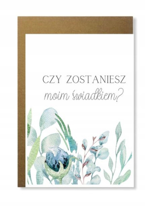 Kartka dla świadka czy zostaniesz moim świadkiem
