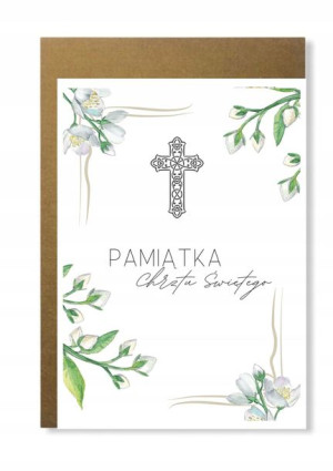 Kartka na chrzest święty na chrzciny dla dziecka
