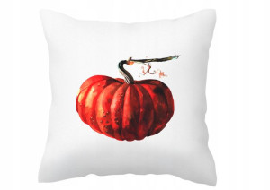 Poszewka na jesień do salonu z dynią haloween