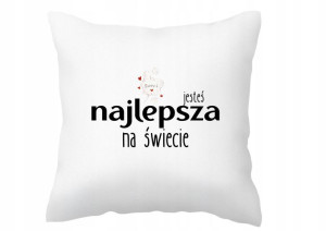 Poszewka na poduszkę ozdobna dla ukochanej prezent